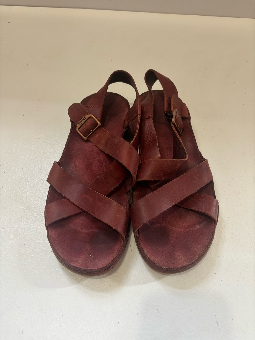 Chaco Wayfarer Leather Sandal women size 8
